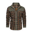 Outdoorhaven Men's Winter Jacket | Lightweight Insulation, Checkered Pattern, Eco-Friendly Materials-1